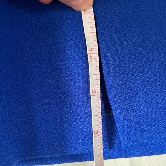 💓Beautiful Royal Blue Cap Sleeve V Neck Formal Dress - Picture 13 of 13